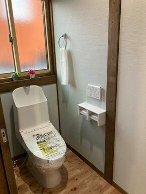 ゆったりと出来るトイレとなっております。