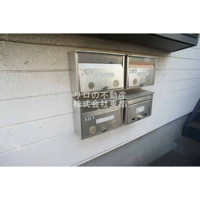 お部屋に直接投函されない集合ポストあります！