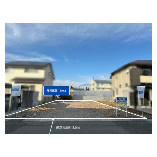 東南側から北西側の現地写真