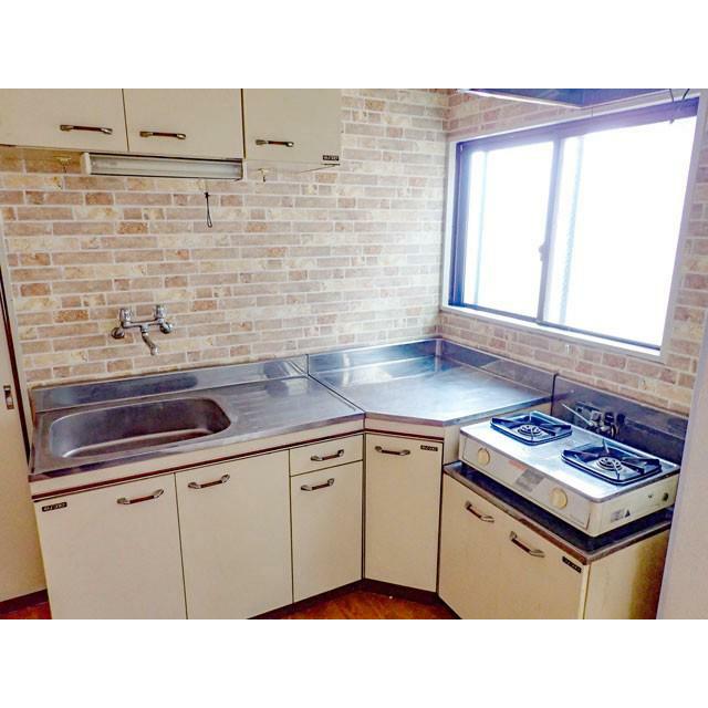 L字型キッチン※以前募集時撮影