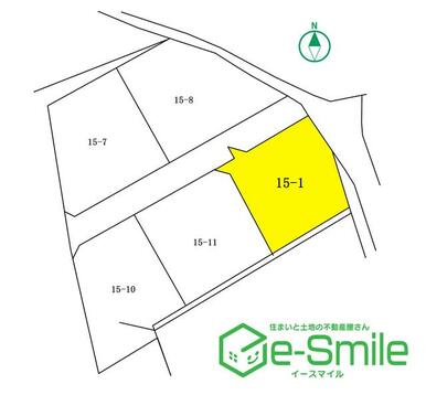 閑静な住環境の川俣町エリア・建築条件あり（長谷川工務所）