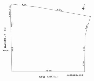 プランしやすい地形です。