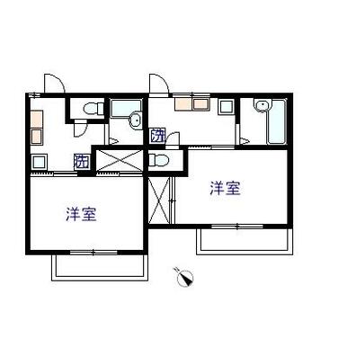 左のお部屋になります。