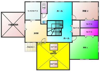 ２階間取図