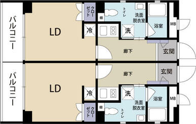 現況と相違がある場合は現況有姿とします。２号室は下の部屋