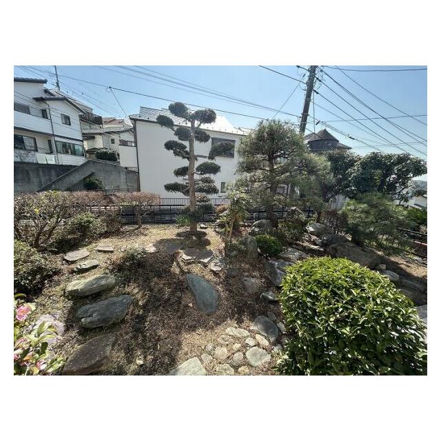 庭（1）　純和風のお庭です