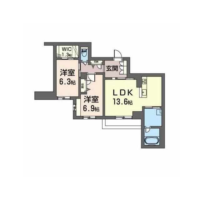 apartment 花京院２丁目