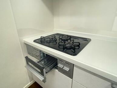 「キッチン」グリル付コンロです