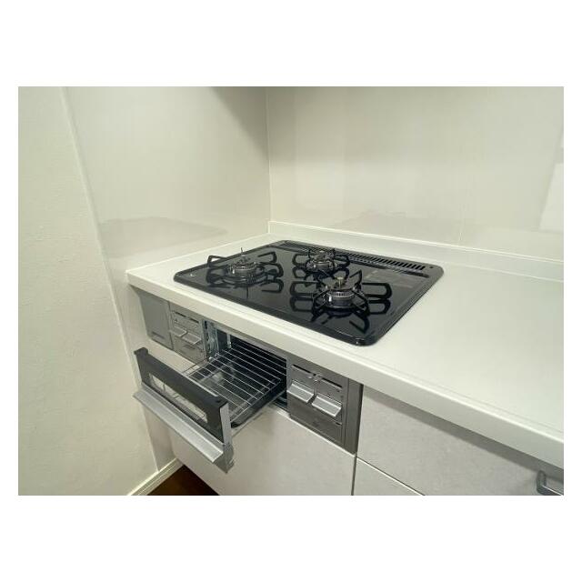 「キッチン」グリル付コンロです