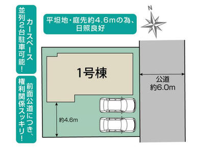 松戸市西馬橋4丁目1棟 区画図