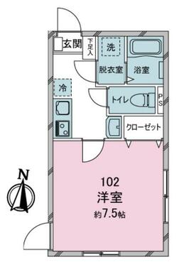 白を基調としたお部屋です