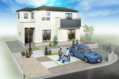 １号棟外観完成予想図