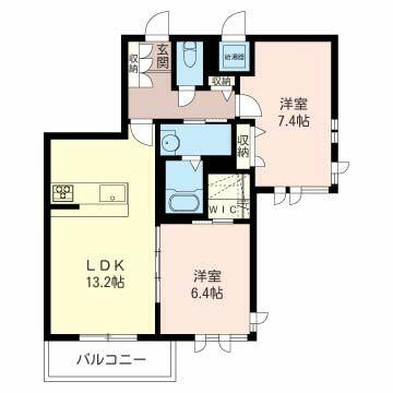 エスポワール ００２０１ 2LDKの画像
