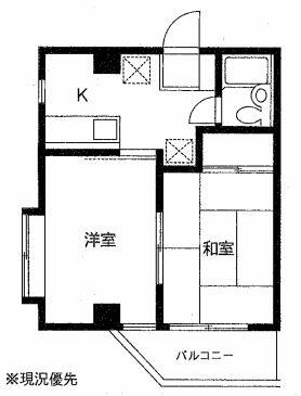 当物件間取り図となります！