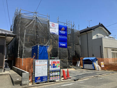 上棟しました！5月撮影