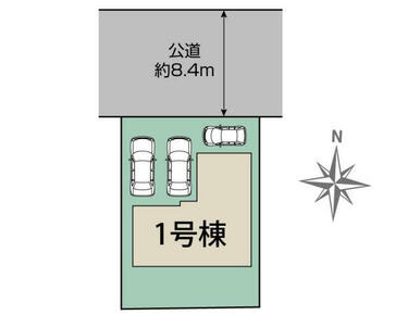 島田市旭3丁目1棟 区画図