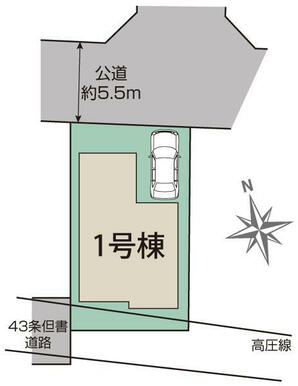 練馬区大泉町2丁目1棟 区画図