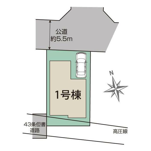 練馬区大泉町2丁目1棟 区画図