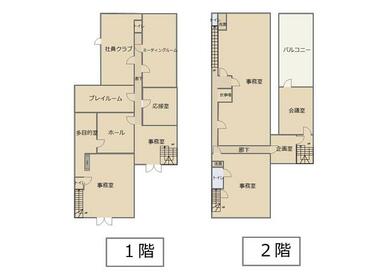 ２階建の事務所です。