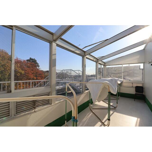 ５階にはサンルームあり