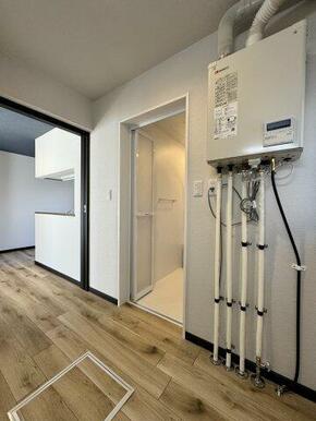 灯油ボイラーも新品交換済み。