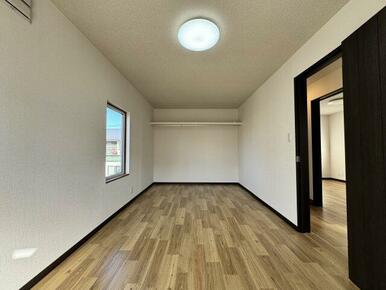 こちらもオープンクローゼットにしております。