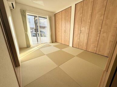 落ち着いた雰囲気の和室付きです