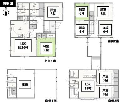 通学、買い物、バス停まで徒歩10分圏内の立地。