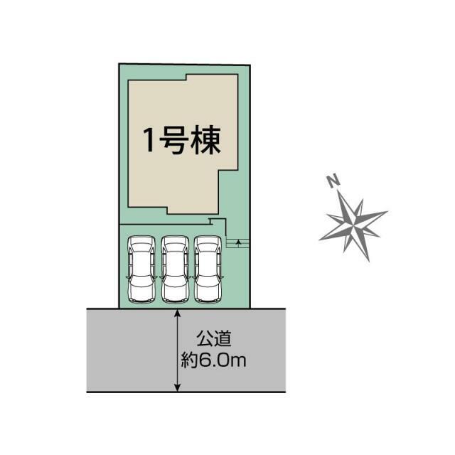 愛知郡東郷町清水3丁目1棟 区画図