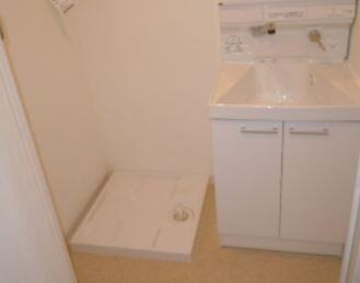 室内洗濯機置き場♪