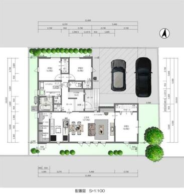 ワンフロアで生活が完結する平屋住宅。シューズクロークやパントリーなど、充実の収納で快適な毎日を。