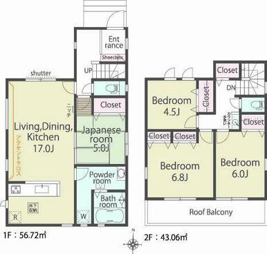 2号棟　間取り図