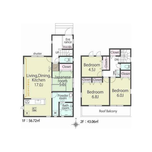 2号棟　間取り図
