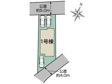 川越市小仙波町2丁目1棟 区画図