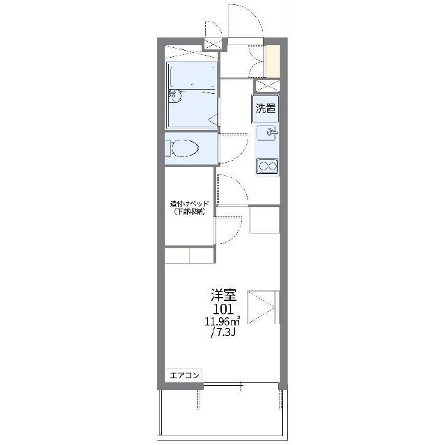 代表的な間取のため実際の間取とは異なる場合があります