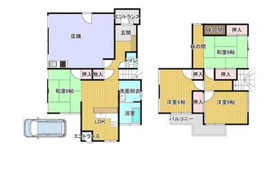 住居部分間取り