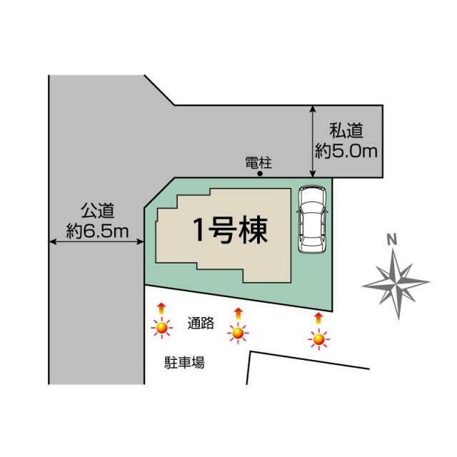 小平市花小金井全1棟 区画図