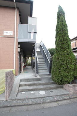 建物入り口！