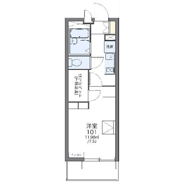 代表的な間取のため実際の間取とは異なる場合があります