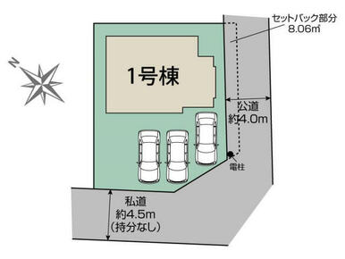 市川市宮久保4丁目1棟 区画図