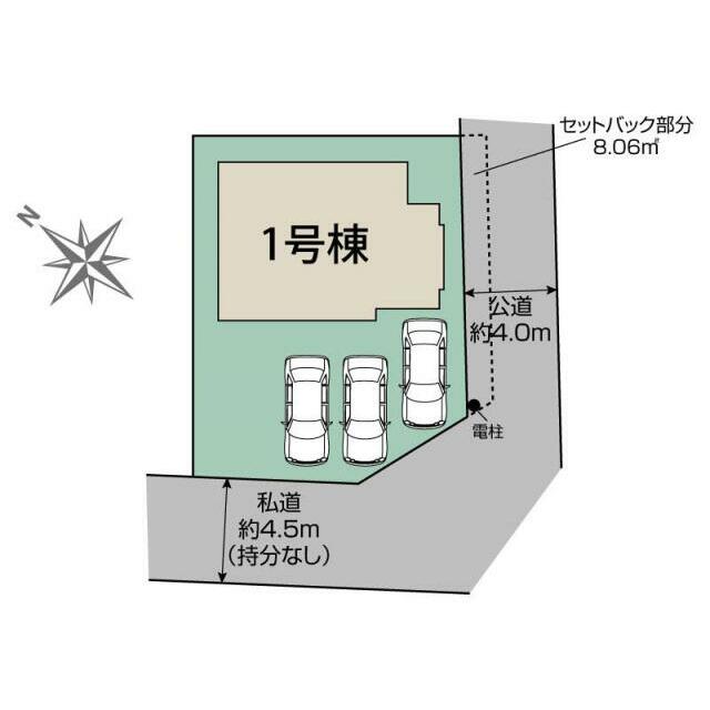 市川市宮久保4丁目1棟 区画図