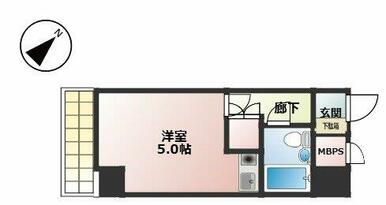 物件の間取図です。