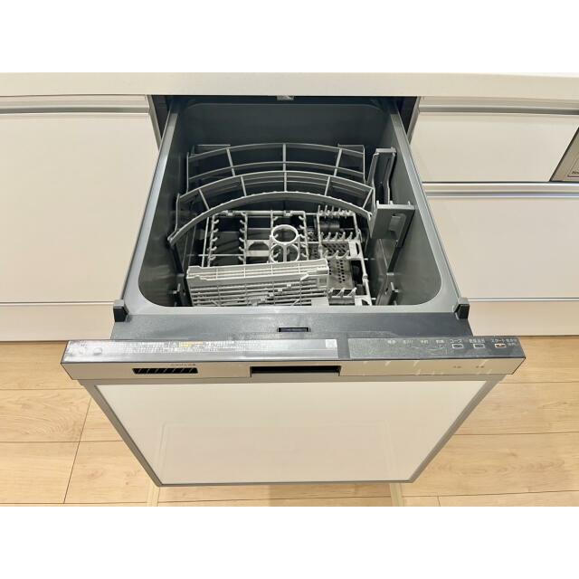 【設備紹介:食器洗浄機】食器洗浄機を設置済みです！忙しい時間に代わりに洗い物をしてくれます♪タイマー