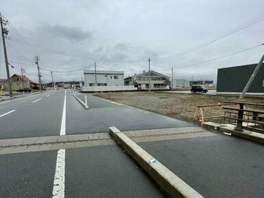 歩道が完備されています！