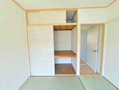落ち着いた雰囲気の和室付きです