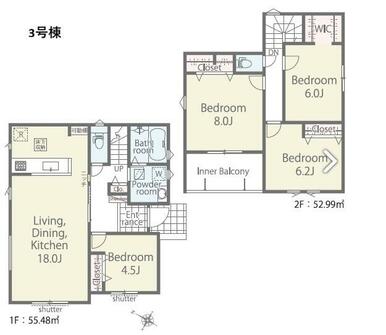 3号棟間取り