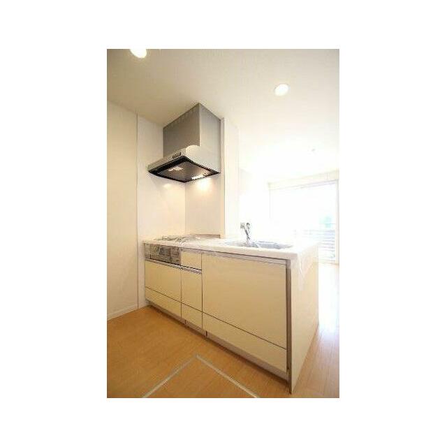 システムカウンターキッチンです。３口ガス婚グリル付きです。