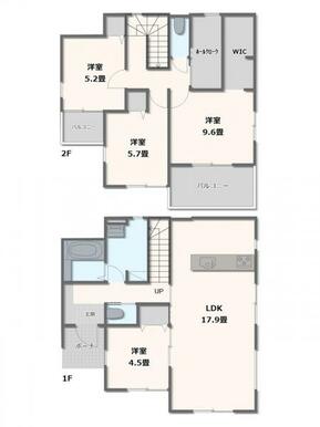1号棟・4LDK+WIC+ホールクローゼット
