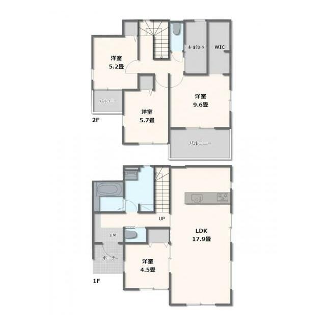 1号棟・4LDK+WIC+ホールクローゼット
