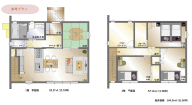 売り建プラン　平面図